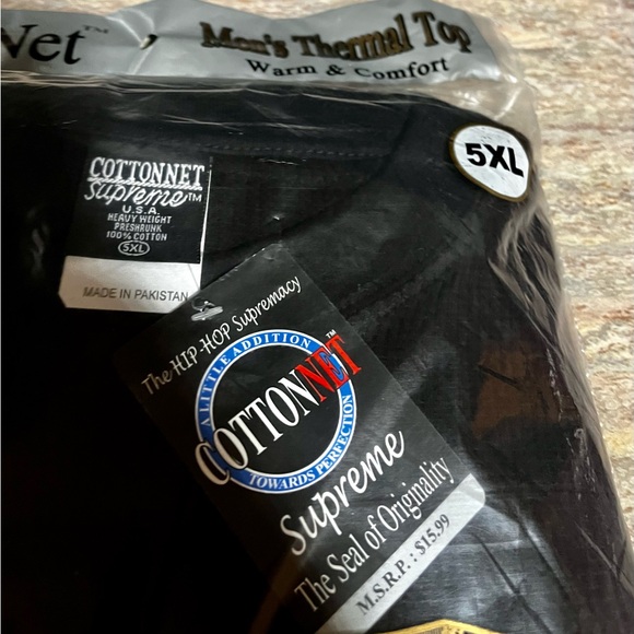 New CottonNet long sleeve plus size thermal top - Picture 8 of 12